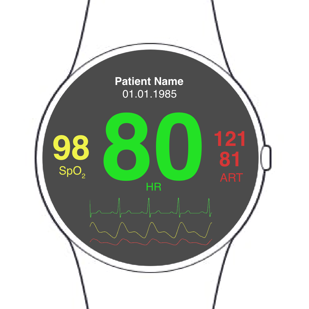 wireframe smartwatch